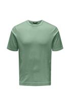 Onswyler Life Reg 14 Ss Knit Tops T-shirts Short-sleeved Green ONLY & ...