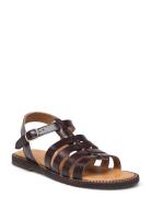 Sandals - Flat - Open Toe - Op Shoes Summer Shoes Sandals Brown ANGULU...