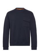 We_Pocketcargo Tops Sweat-shirts & Hoodies Sweat-shirts Navy BOSS