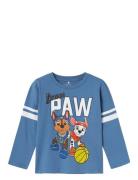 Nmmjobs Pawpatrol Ls Top Cplg Tops T-shirts Long-sleeved T-shirts Blue...