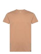 Organic Thor Tee Tops T-shirts Short-sleeved Beige Mads Nørgaard