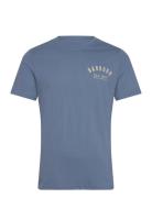 Barbour Preppy Tee Tops T-shirts Short-sleeved Blue Barbour