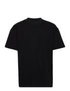 Isac Ss Crew Tops T-shirts Short-sleeved Black AllSaints