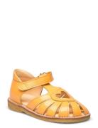 Sandals - Flat - Closed Toe - Shoes Summer Shoes Sandals Yellow ANGULU...