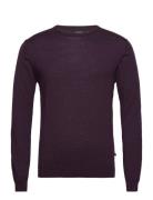 Margrate Tops Knitwear Round Necks Purple Matinique