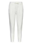 Ihkate Pa Cropped Bottoms Trousers Straight Leg White ICHI