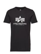 Basic T-Shirt Designers T-shirts Short-sleeved Black Alpha Industries