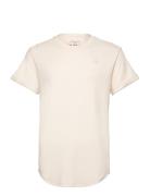 Lash R T S\S Tops T-shirts Short-sleeved Cream G-Star RAW