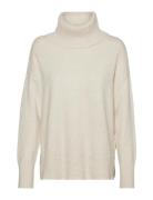 Vmdoffy Ls Cowlneck Blouse Ga Noos Tops Knitwear Turtleneck Cream Vero...