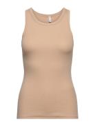 Alexo Tank 7542 Tops T-shirts & Tops Sleeveless Beige Samsøe Samsøe