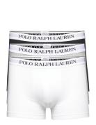 Classic Stretch-Cotton Trunk 3-Pack Boksershorts White Polo Ralph Laur...