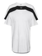 Jjenoa Tee Ss Crew Neck 3Pk Mp Noos Tops T-shirts Short-sleeved White ...