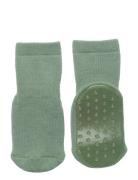 Cotton Socks - Anti-Slip Strømper Non-slip Green Mp Denmark
