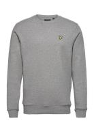 Crew Neck Sweatshirt Tops Sweat-shirts & Hoodies Sweat-shirts Grey Lyl...