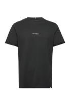 Lens T-Shirt Tops T-shirts Short-sleeved Black Les Deux