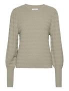 Onlfaye Life Ls O-Neck Cs Knt Tops Knitwear Jumpers Green ONLY