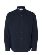 Slhregnew-Linen Shirt Ls Classic W Tops Shirts Casual Navy Selected Ho...