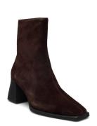 Hedda Shoes Boots Ankle Boots Ankle Boots With Heel Brown VAGABOND