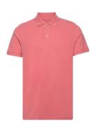 Mapoleo Melange Tops Polos Short-sleeved Pink Matinique