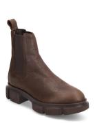 Cph570 Vitello Black Shoes Chelsea Boots Brown Copenhagen Studios