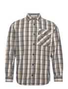 Jcodesert Herringb Check Shirt Ls Ln Tops Shirts Casual Grey Jack & J ...
