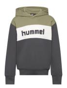 Hmlmorten Hoodie Sport Sweat-shirts & Hoodies Hoodies Green Hummel