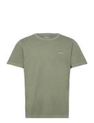 Sunfaded Ss T-Shirt Tops T-shirts Short-sleeved Khaki Green GANT
