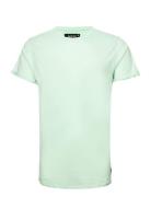 Inkloge Tops T-shirts Short-sleeved Green INDICODE