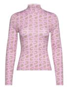 Estelle, 1828 Stocking Jersey Tops T-shirts & Tops Long-sleeved Pink S...