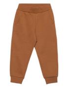 Trousers Basic Bottoms Sweatpants Brown Lindex