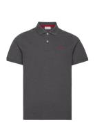 Reg Contrast Pique Ss Polo Tops Polos Short-sleeved Grey GANT