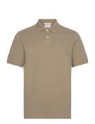 Reg Shield Ss Pique Polo Tops Polos Short-sleeved Beige GANT