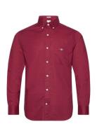 Reg Classic Poplin Shirt Tops Shirts Casual Burgundy GANT