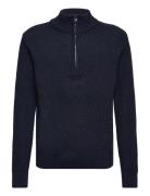 Durbuy Knit Tops Knitwear Pullovers Navy Grunt