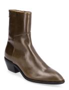 St Broomly Mid Boot Shoes Boots Ankle Boots Ankle Boots With Heel Gree...