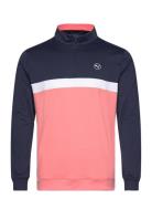 Pure Colorblock 1/4 Zip Tops Sweat-shirts & Hoodies Sweat-shirts Multi...