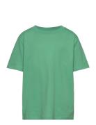 Nlmfagen Ss L Top Tops T-shirts Short-sleeved Green LMTD