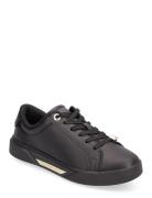 Golden Hw Court Sneaker Lave Sneakers Black Tommy Hilfiger