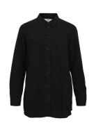 Objsanne L/S Shirt Noos Tops Shirts Long-sleeved Black Object
