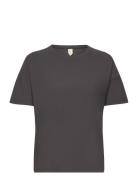 Vela Loose Tee Sport T-shirts & Tops Short-sleeved Black Rethinkit
