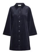 Fikamd Dress Knelang Kjole Navy Modström