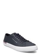 Corporate Vulc Leather Lave Sneakers Navy Tommy Hilfiger
