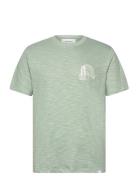 Hotel T-Shirt Tops T-shirts Short-sleeved Green Les Deux