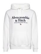 Anf Mens Sweatshirts Tops Sweat-shirts & Hoodies Hoodies White Abercro...