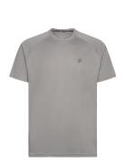 Rozzano Running Tee Tops T-shirts Short-sleeved Grey FILA