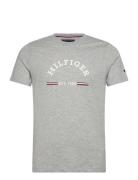 Rwb Arch Gs Tee Tops T-shirts Short-sleeved Grey Tommy Hilfiger
