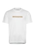Cut Out Shadow Logo T-Shirt Tops T-shirts Short-sleeved White Calvin K...