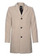 Onsjaylon Wool Coat Otw Noos Ullfrakk Frakk Cream ONLY & SONS