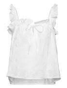 Top Camisole Broderie Anglaise Topp White Lindex