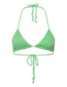 Beaded-Texture Bikini Top Swimwear Bikinis Bikini Tops Triangle Bikini...